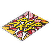 Modern POP ART Retro Stripboek Notitieboek (Linkerzijde)