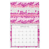 Modern Pop Bright eigentijds patroon Kalender (Feb 2027)