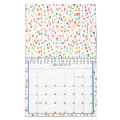 Modern Pop Bright eigentijds patroon Kalender (Jan 2027)