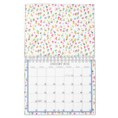 Modern Pop Bright eigentijds patroon Kalender (Jan 2026)