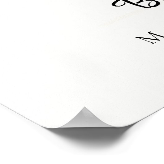 Modern Poppin Bottle Champagne Baby shower Welkom Poster (Hoek)