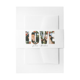 Modern Poppy Red Wedding Uitnodigingen Wikkel