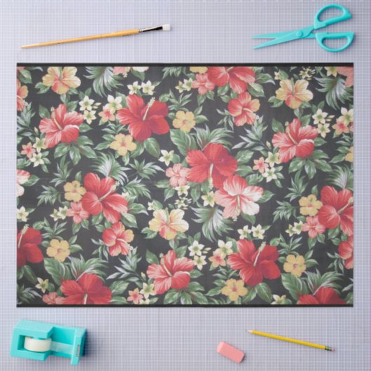  Modern Populair Bloemweefsel Papier (Craft)