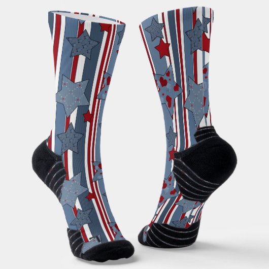Modern, Popular, Patriottisch, Youth Sokken (Gebogen)
