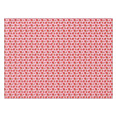 Modern Popular Trendy Red Pink Strawberry Pattern Tafelkleed (Voorkant (Horizontaal))