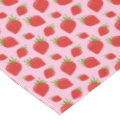 Modern Popular Trendy Red Pink Strawberry Pattern Tafelkleed (Gekanteld)