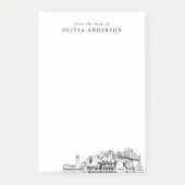 Modern Portland professioneel geschenk gepersonali Post-it® Notes (Voorkant)