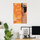 Modern Portrait Art Print Brisbane Art Expo 2012 (Thuiskantoor)