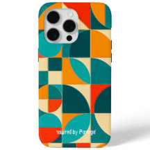 Modern Portugees Azulejo-tegelpatroon iPhone-hoesj