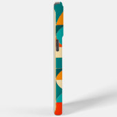 Modern Portuguese Azulejo Tile Pattern iPhone Case (Achterkant / Rechts)