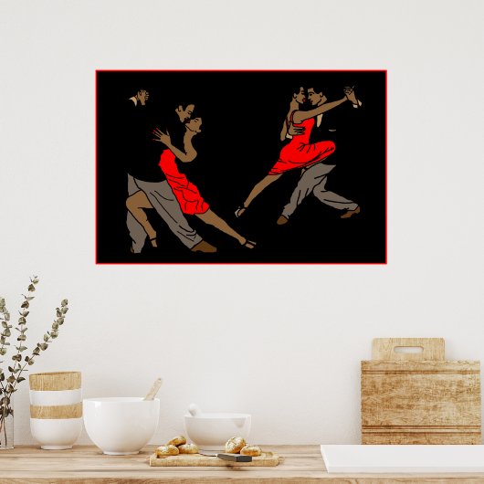 modern poster2zwart poster (Keuken)