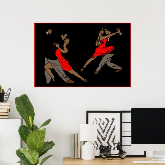 modern poster2zwart poster (Thuiskantoor)