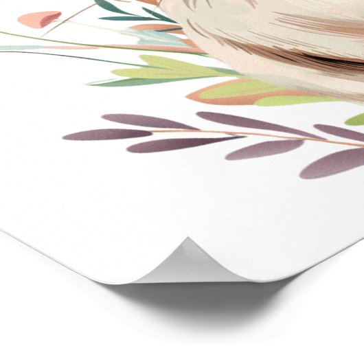 Modern poster art bunny (Hoek)