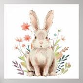 Modern poster art bunny (Voorkant)