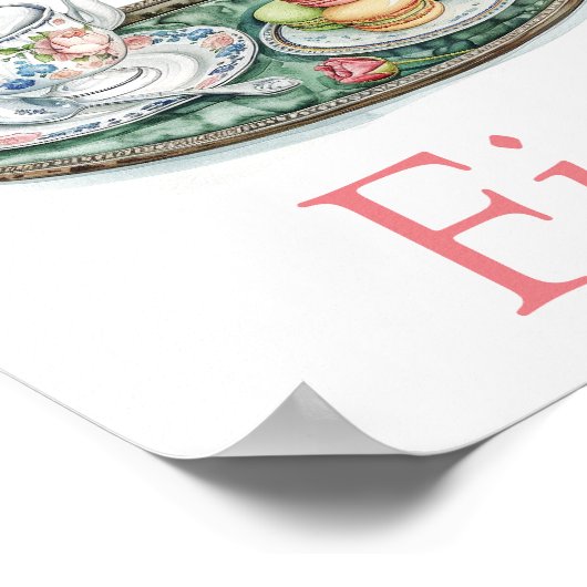 Modern poster art print thee (Hoek)