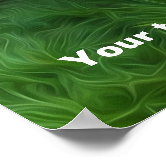 Modern poster met pit-hond op groen gras (Hoek)