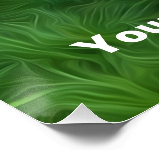 Modern poster met pit-hond op groen gras (Hoek)