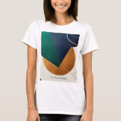 Modern poster minimalistisch met overlappende drie t-shirt (Voorkant)