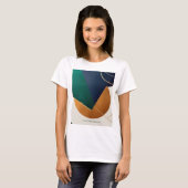 Modern poster minimalistisch met overlappende drie t-shirt (Voorkant volledig)