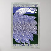  modern Poster Peacock Magazine Hoesje (Voorkant)