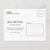 Modern Poster stijl foto Briefkaart (Achterkant)