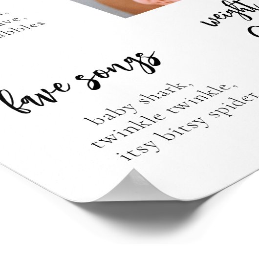 Modern Poster van mijlpaal | Mijlpalen Poster (Hoek)