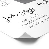 Modern Poster van mijlpaal | Mijlpalen Poster (Hoek)