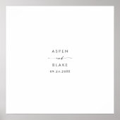 Modern Poster voor het ondertekenen van het weduws (Voorkant)