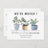 Modern Potted Planten We hebben onze aankondiging (Voorkant / Achterkant)