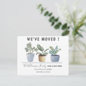 Modern Potted Planten We hebben onze aankondiging (Staand voorkant)