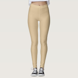 Modern praktisch kleurenblok l Beige Leggings