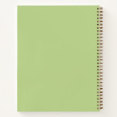 Modern preeknotitieboek notitieboek (Achterkant)
