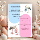 Modern Pregnancy Announcement Card - Bilingual Ara Kaart