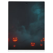 Modern Premium Halloween Branding Design Klembord (Achterkant)