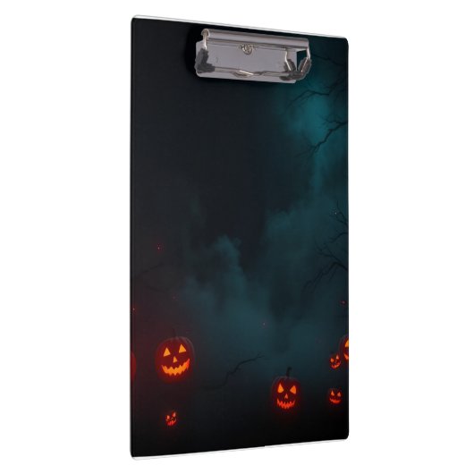 Modern Premium Halloween Branding Design Klembord (Rechts)