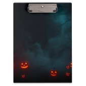 Modern Premium Halloween Branding Design Klembord (Voorkant)
