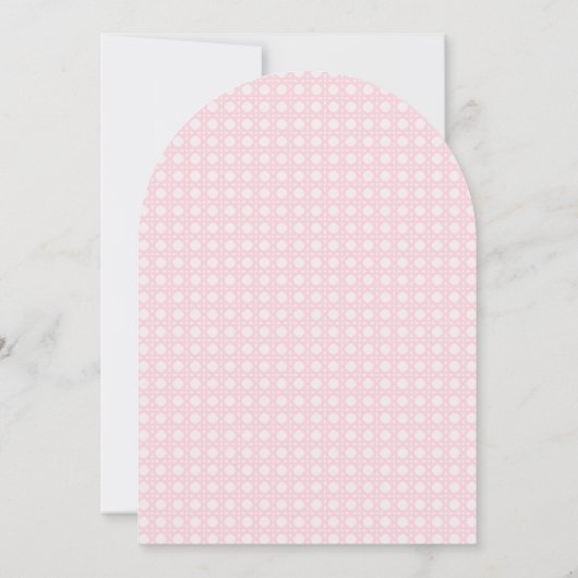 Modern Preppy Arch Green Monogram Vrijgezellenfees Kaart (Achterkant)