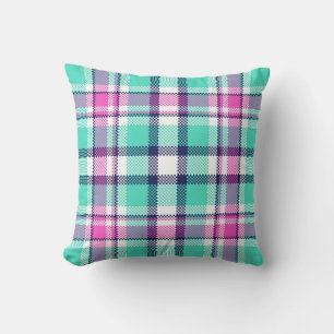 Modern  Preppy Girly Chic Tartan Pattern Kussen