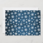 Modern Prettig Kerstfeest Rustiek 3 FOTO Kaart (Achterkant)