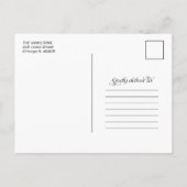 Modern Prettige feestdagen Bewegende Aankondiging (Achterkant)