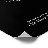 Modern,  price list Poster (Hoek)