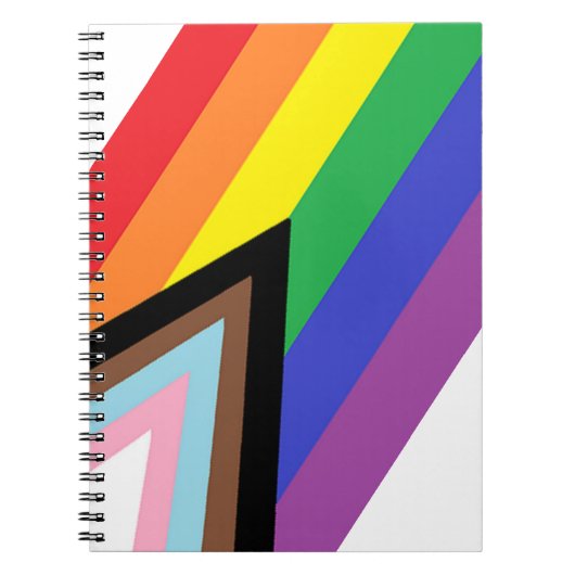 "Modern Pride Flag" Notitieboek (Voorkant)
