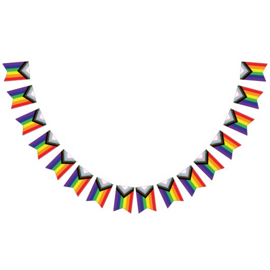 Modern Pride Flag Party Signs & Banners Garland (Alle)