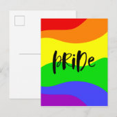 Modern Pride Rainbow Briefkaart (Voorkant / Achterkant)