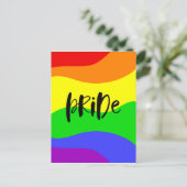 Modern Pride Rainbow Briefkaart (Staand voorkant)