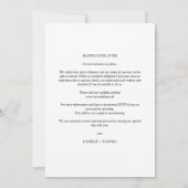 Modern Pride Rainbow Flag Lesbian Gay Wedding  Save The Date (Achterkant)