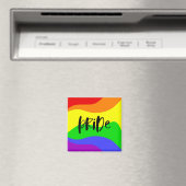Modern Pride Rainbow Magneet (Insitu (Vaatwasser))
