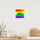 Modern Pride Rainbow Poster (Keuken)