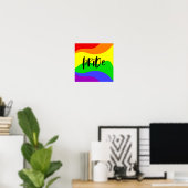 Modern Pride Rainbow Poster (Thuiskantoor)
