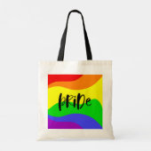 Modern Pride Rainbow Tote Bag (Achterkant)
